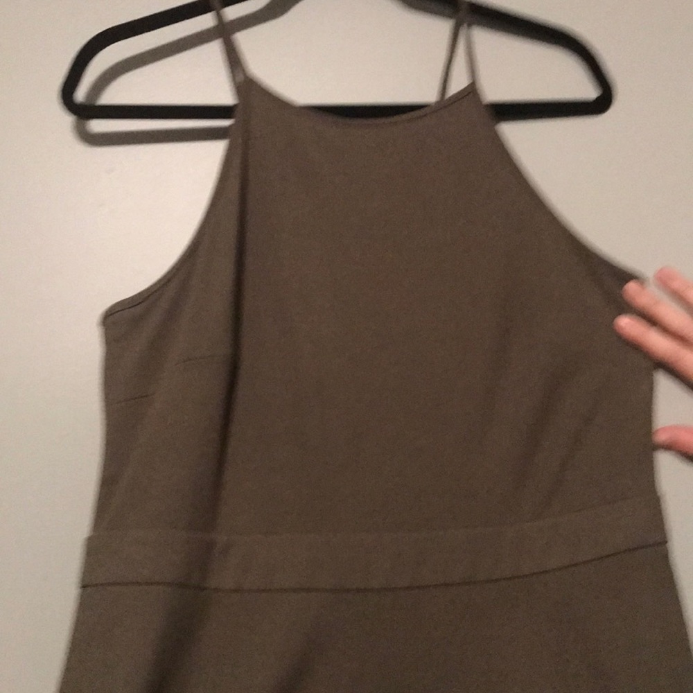 Olive Green Banana Republic Dress